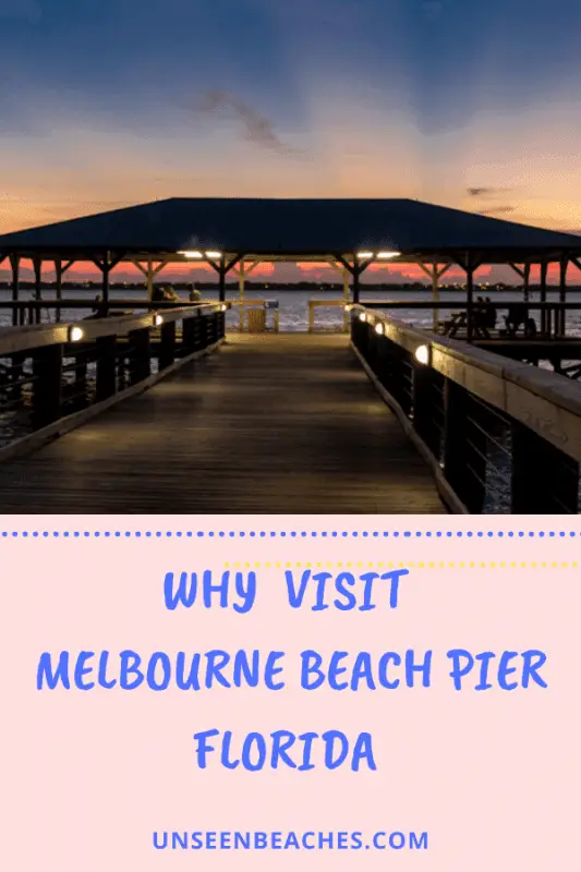 Melbourne Beach Pier Florida Pin 2