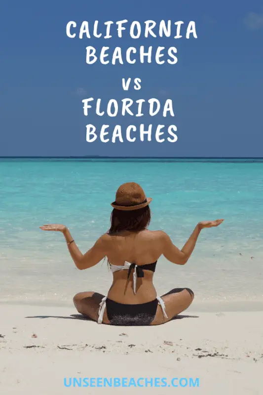 California Beaches vs Florida Beach Pin