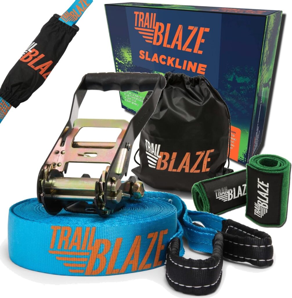 Slackline Kit with Tree Protectors