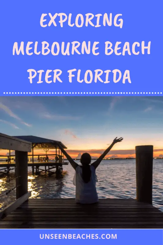 Melbourne Beach Pier Florida Pin 1