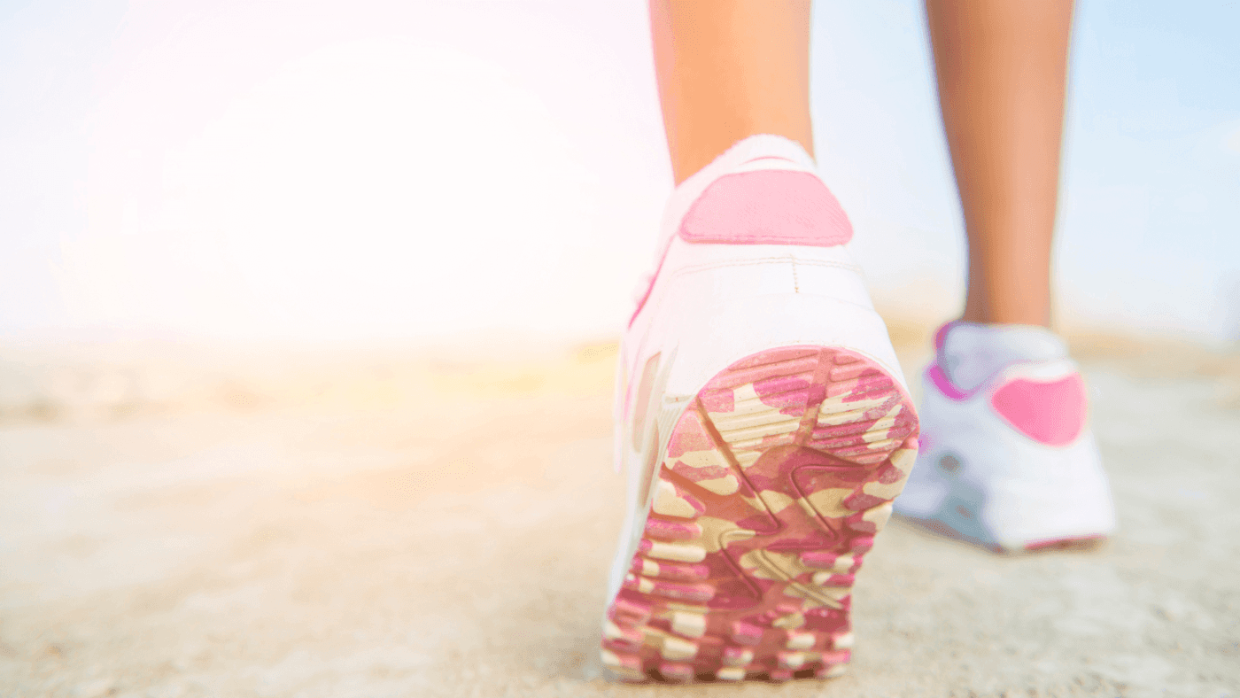 a pair of shoes for walking on the beach