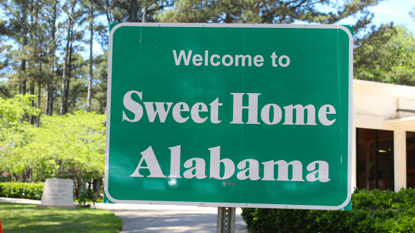 alabama street sign